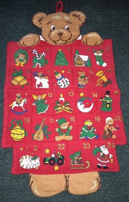 teddy bear advent calendar