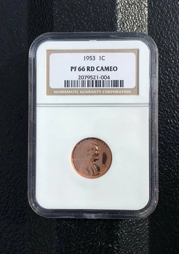 1953 Lincoln 1 cent NGC Proof PF PR 66 Red CAMEO perfect high gloss strike!