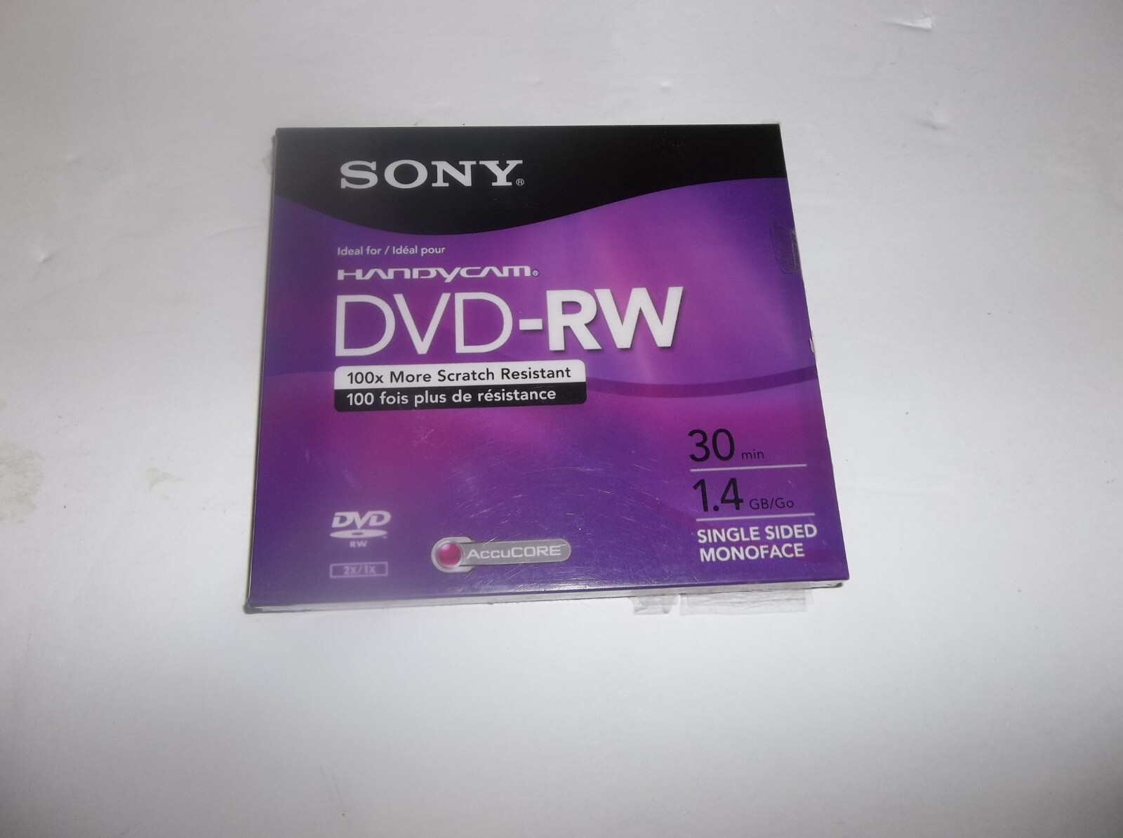 Sony Handycam Blank DVDRW Camcorder 30 Minute 1.4 GB Disc Single Side NEW 27242621855 eBay