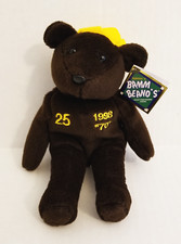 Salvino's Bamm Beanos Bear "MARK MCGUIRE 25" Baseball MLB Home Run 70 w/tag 1998