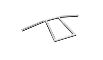 Old School Handlebar Ø 1  (25mm) Chrome Highway Hawk