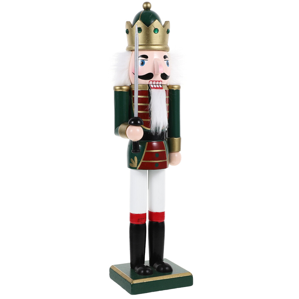 Infactory Nussknacker Holzfigur: Handbemalter Deko- Produktbild-Vorschau 10