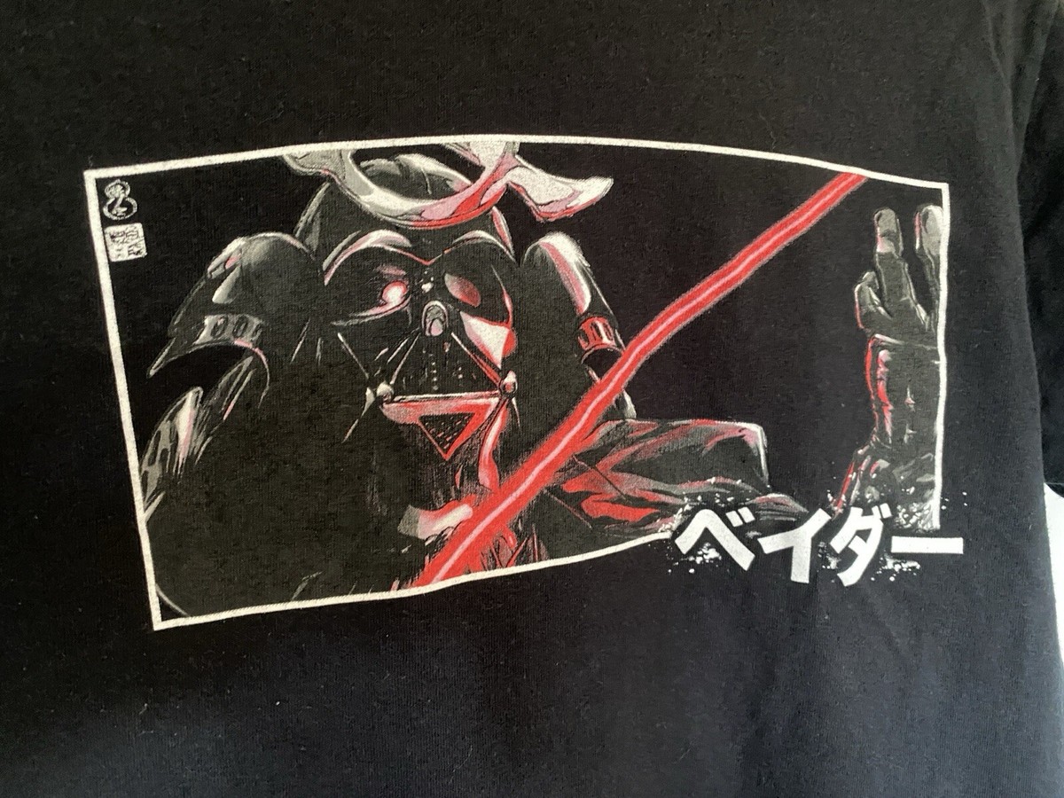 Star Wars Disney Darth Vader Samurai Double Sided T-Shirt Size X