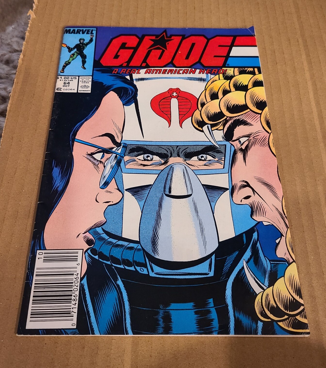 G.I. Joe A Real American Hero #64 Marvel 1987 1st Psyche-Out
