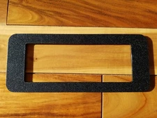 Topside Cover Adapter Plate Black with Adhesive Backing