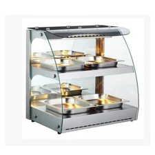Omcan USA 43121 24" Countertop Hot Food Display Case