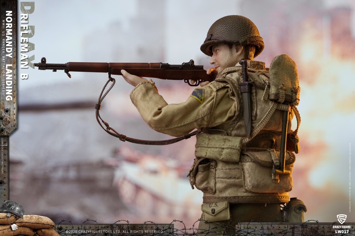 Crazy Figure LW017 WWII U.S. Rangers On D-Day Rifleman B 1