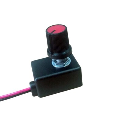 2Pcs DC 0/1-10V LED PWM Dimmer Knob Controller Rotary Mini Switch for LED Lights