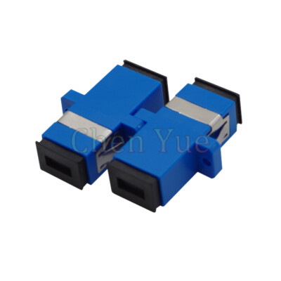 100pcs SC UPC Simplex Single-mode Fiber Optic Adapter SC Optical Fiber Coupler 