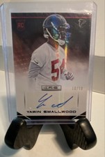 2014 Panini R&S Yawin Smallwood #198 Rookie Longevity  Black Signatures /10 (RC)