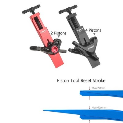 Fahrrad Bremskolben Rücksteller Werkzeug für Shimano SRAM 2 & 4 Kolben Bremssattel Presse