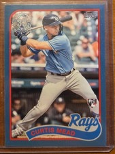 2024 Topps Series 1 - 1989 Topps Baseball Curtis Mead #89B-85 Blue (RC)