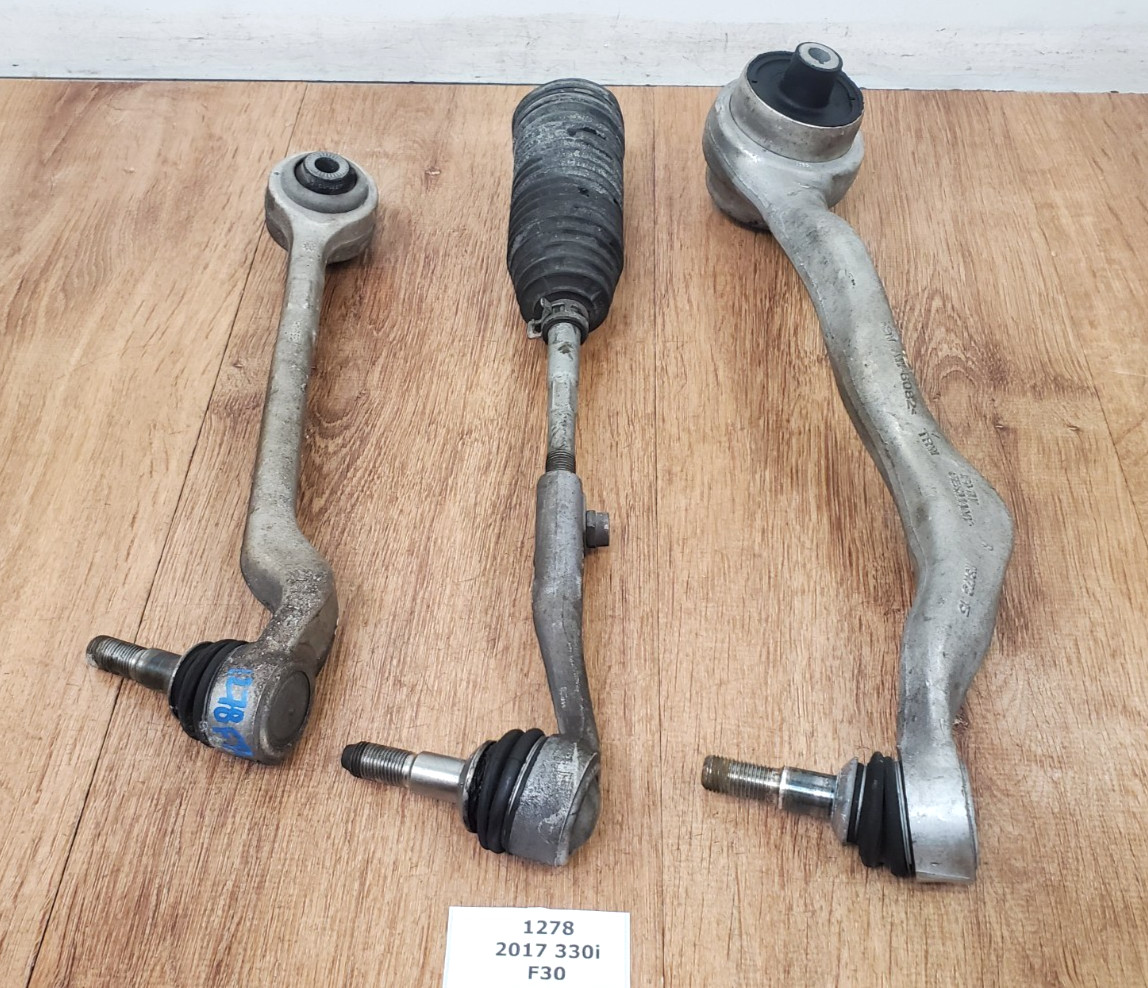 ✅ 14-20 OEM BMW F22 F30 F32 RWD Front Right Upper Lower Control Arm Tie Rod SET