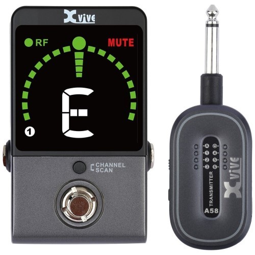 XVive P58 Digital Guitar Pedal Tuner Wireless System 58 GHz Neu 41690₽