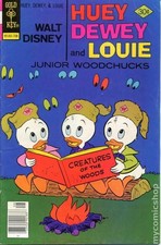 Huey Dewey and Louie Junior Woodchucks #45 FN 1977 Gold Key Stock Image