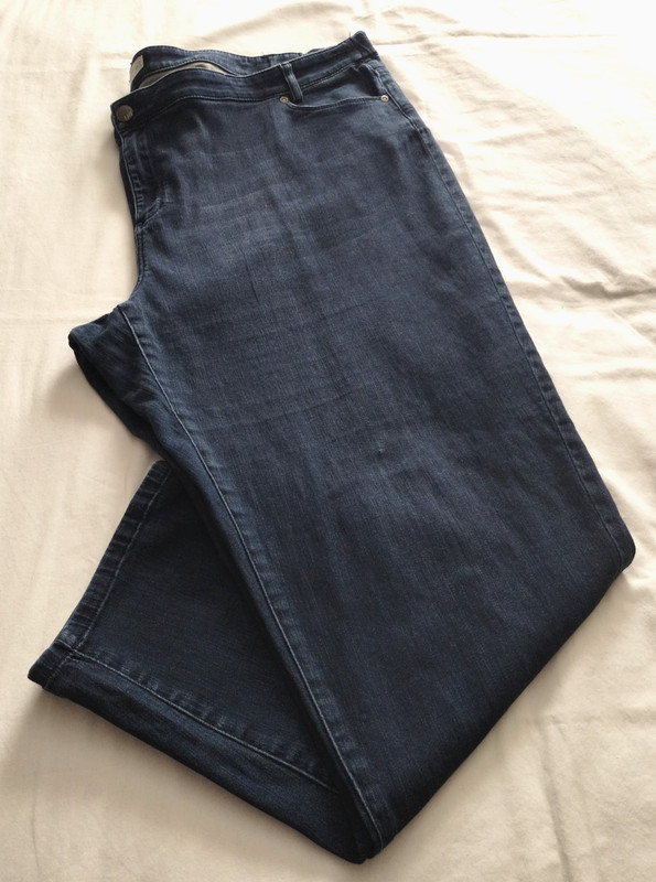 J.JILL Dark Wash "SLIM BOYFRIEND STRAIGHT" Leg Jean Sz 26 (31.5 Inch Inseam)