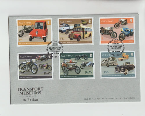 Isle of Man 2023 Transport Museums On The Road FDC