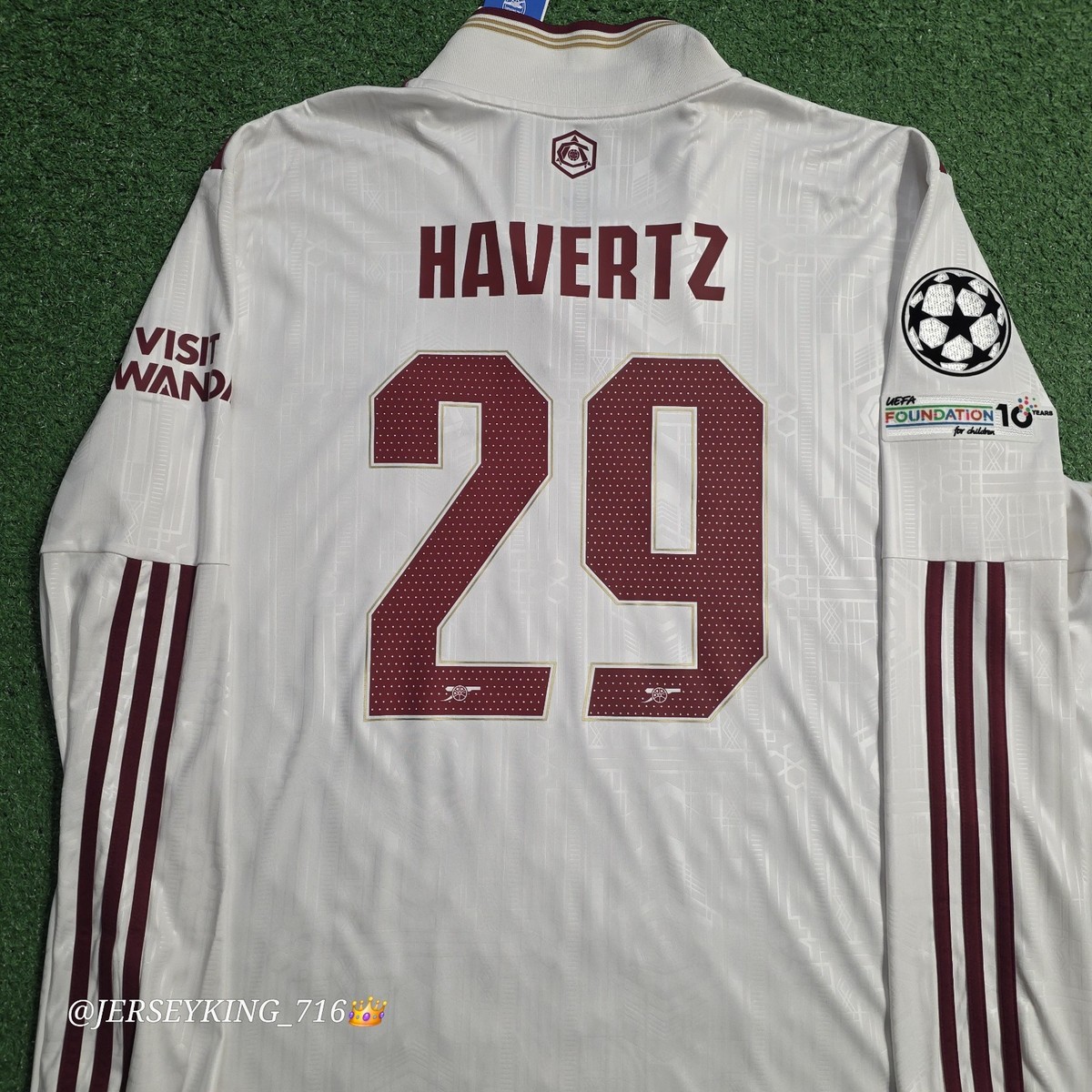 Adidas Arsenal FC Kai Havertz#29 2025/2026 Long Sleeve Third 3rd