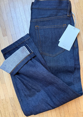 COS MARGIN  Raw Organic Selvedge Selvage Denim Jeans size W 28 Neu BNWT
