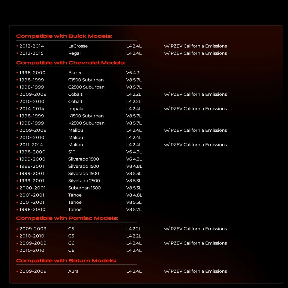 Bomba de inyección de aire secundaria para Chevrolet GMC Ford Buick Lincoln Mercury Olds Foto 2 de 4