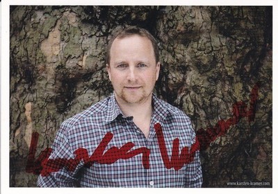 Karsten KRAMER - dt. Schauspieler, Original-Autogramm!