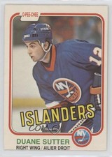 1981-82 O-Pee-Chee Duane Sutter #211 8tn