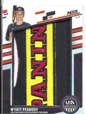 2026 PANINI STARS & STRIPES WYATT PEABODY PANINI JUMBO PATCH /4