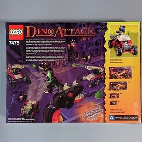 LEGO Dino Attack Fire Hammer vs. Mutant Lizards 7475 In 2005 New Retired P2