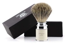 Haryali Drum Silvertip Badger Hair Shaving Brush Classic Luxury Grooming