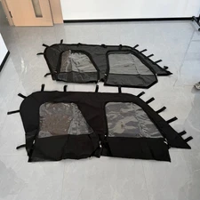 Soft Doors Cab Enclosure Set For 2012-2022 Kawasaki Teryx4 4 seat UTV models