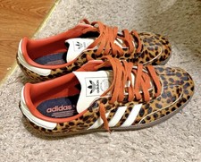 adidas Samba OG Preloved Red Leopard JI2734 Women's New