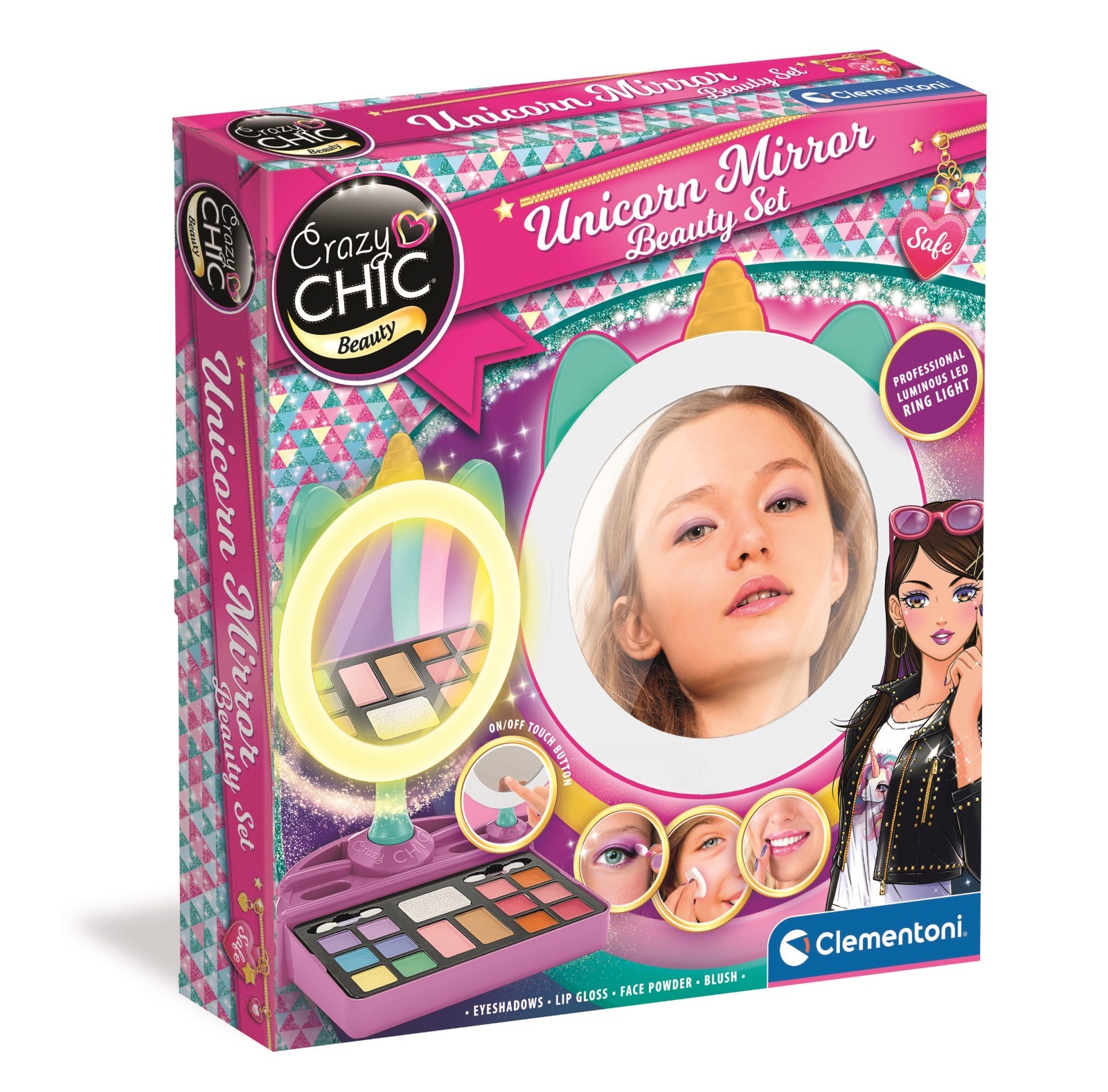 Clementoni Make up Spiegel Deluxe Schminkspiegel Schminkset Schminken  Neu