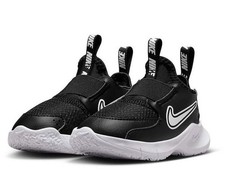 New Nike Flex Runner 3 Toddler Baby Boys Athletic Slip On Shoes Size 5 C Black