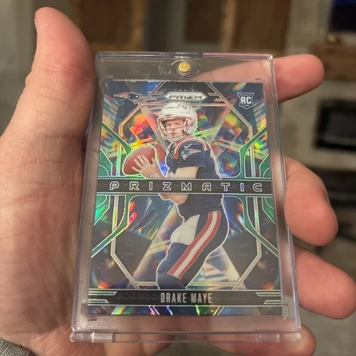 2024 Drake Maye Rookie Panini Prizmatic Green Prizm