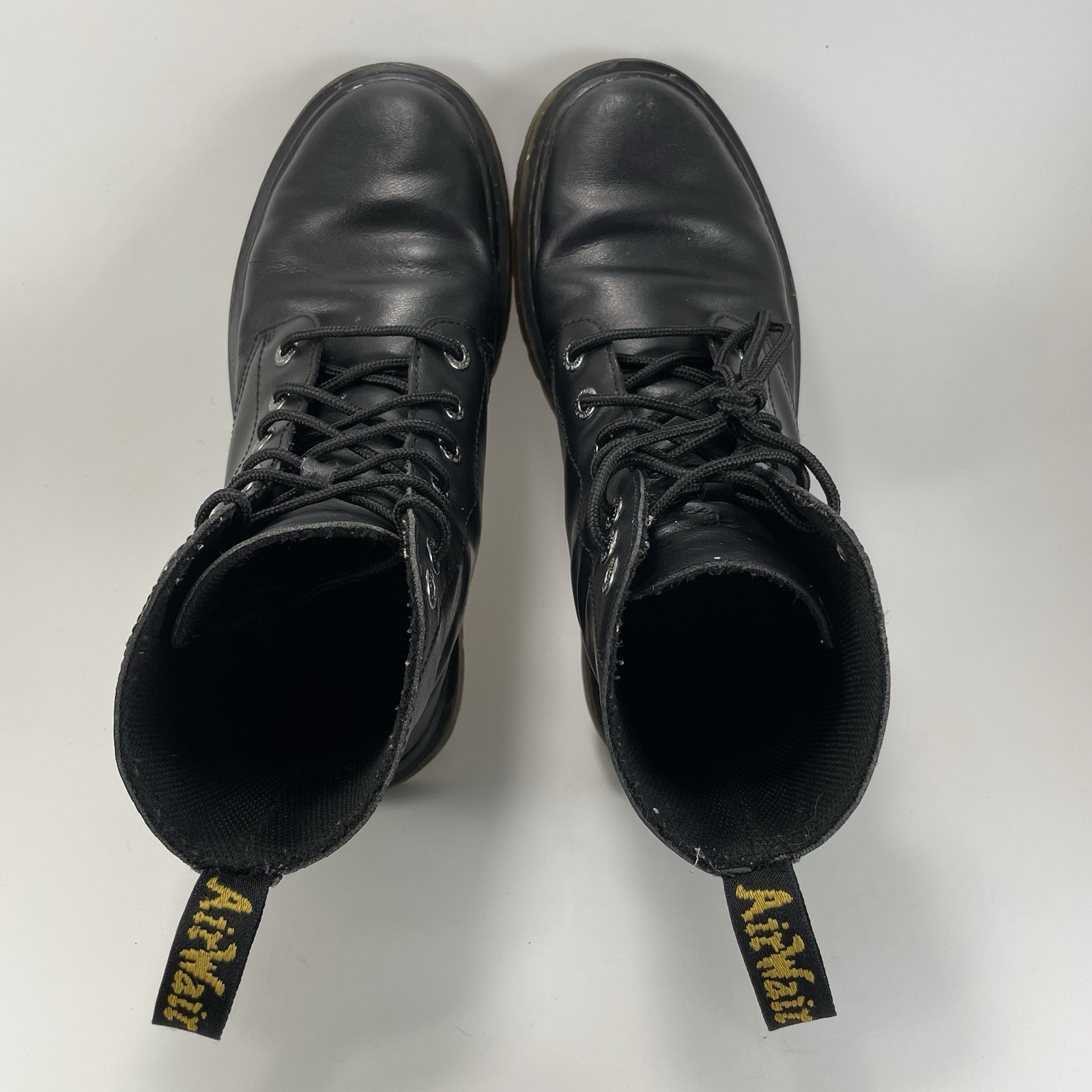 Dr. Doc Martens Luana Combat Boots Womens Size 9 Black Leather 7-Eye thumbnail 6