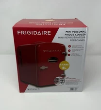 Frigidaire Portable Mini Fridge 6 Liter 9 Can Skincare Small Refrigerator Cooler
