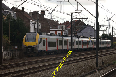 Foto SNCB Belgische Eisenbahn 6x4 Baureihe 08 EMU 08169/050 fährt ab Ruisbroek um 2023