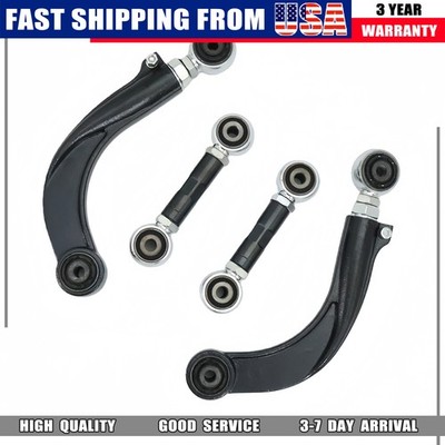 4xRear Control Arm Adjustable for Ford Focus C-Max Mazda 3 5 Volvo C30 C70 S40