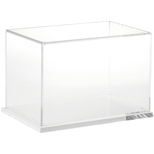 Plymor Clear Acrylic Display Case with Clear Base, 9" W x 6" D x 6" H