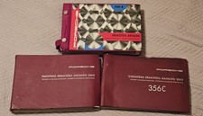 Porsche 356b And C Factory Parts Catalog Manuals. Set Of 3 Originals 1960.