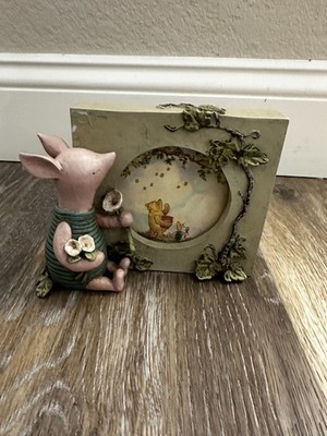 Vintage Disney Michel & Co Classic Pooh Piglet Photo Frame Some Paint Chips