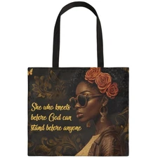 PATTERNFUL African American Women Canvas Tote Bag - Black Girls Large Casual ...