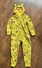 Pok mon One Piece Pajamas Youth Size 8