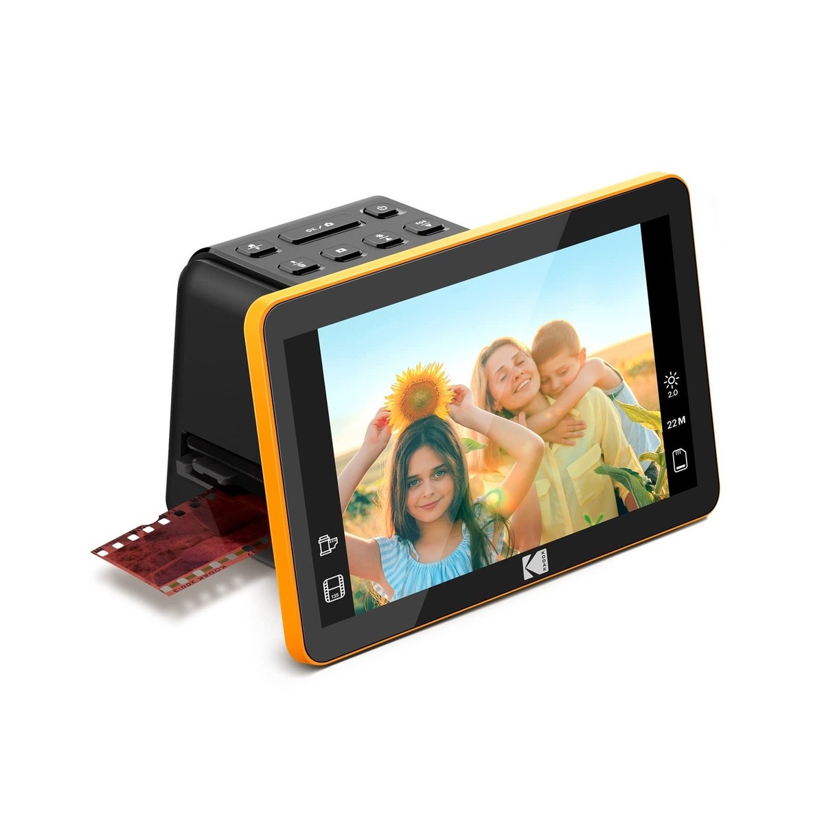 Kodak Slide N Scan Max Digital Film Slide Scanner, Black/Yellow