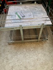 Two-Shelf Extending / Sliding Kitchen Cabinet Unit (20"Dx22"Wx13"H)