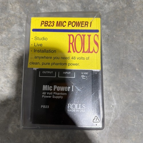 Rolls PB23 1 Channel Phantom Power Adapter