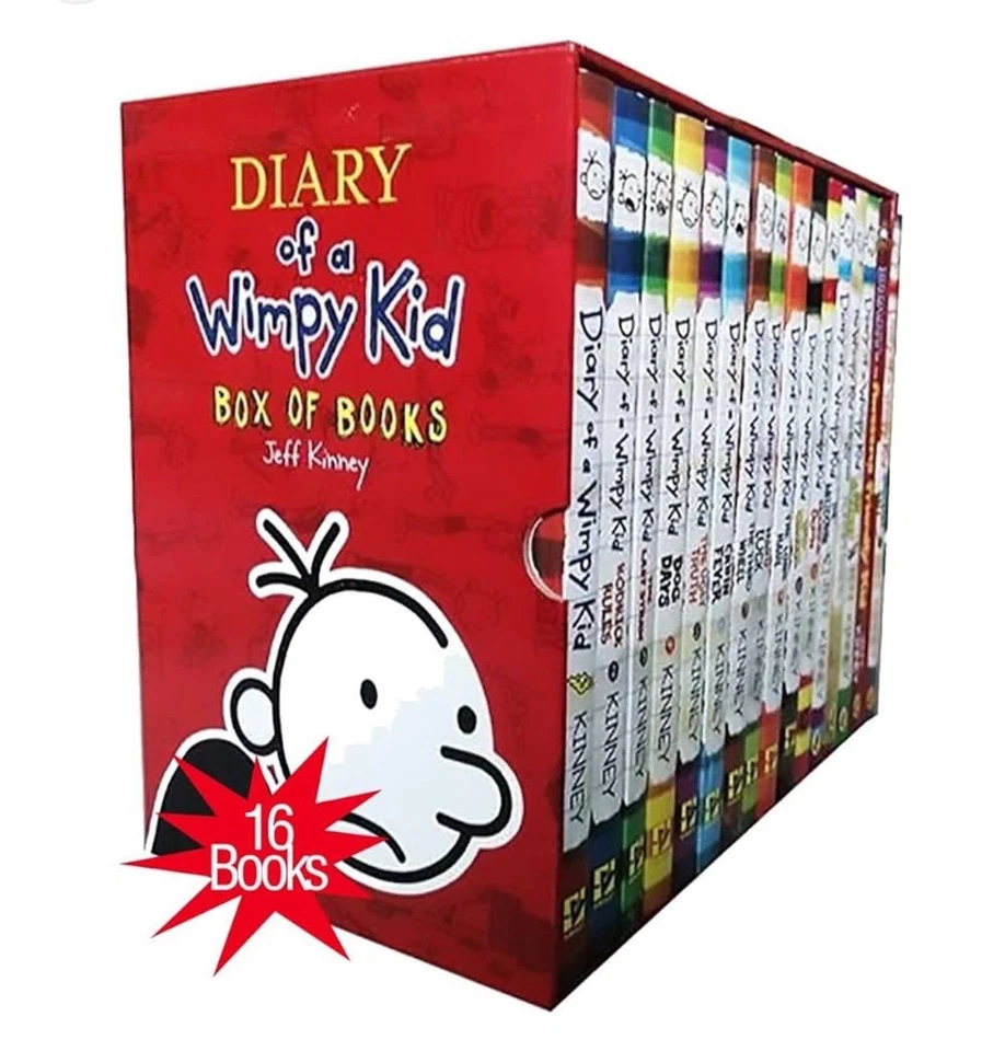 Box Set of Diary of a Wimpy Kid Volumes box of 16 books NEW - Image 2 of 4