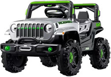 Auto Elettrica Fuoristrada per Bambini 1-3 Anni. Veicolo Telecomandato 4X4. Auto