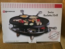 SWISSMAR CLASSIC RACLETTE REVERSIBLE GRILL PARTY GRILL FOR 8 Kf-055