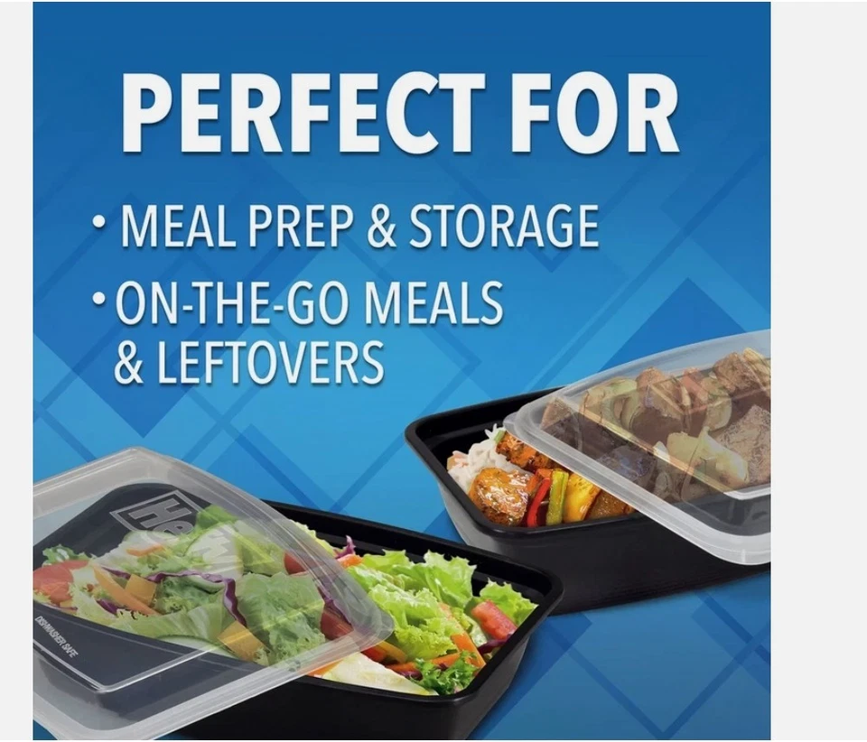 Hefty Food Storage Containers with Lids 28 oz., 60 pc. - Image 4 of 4